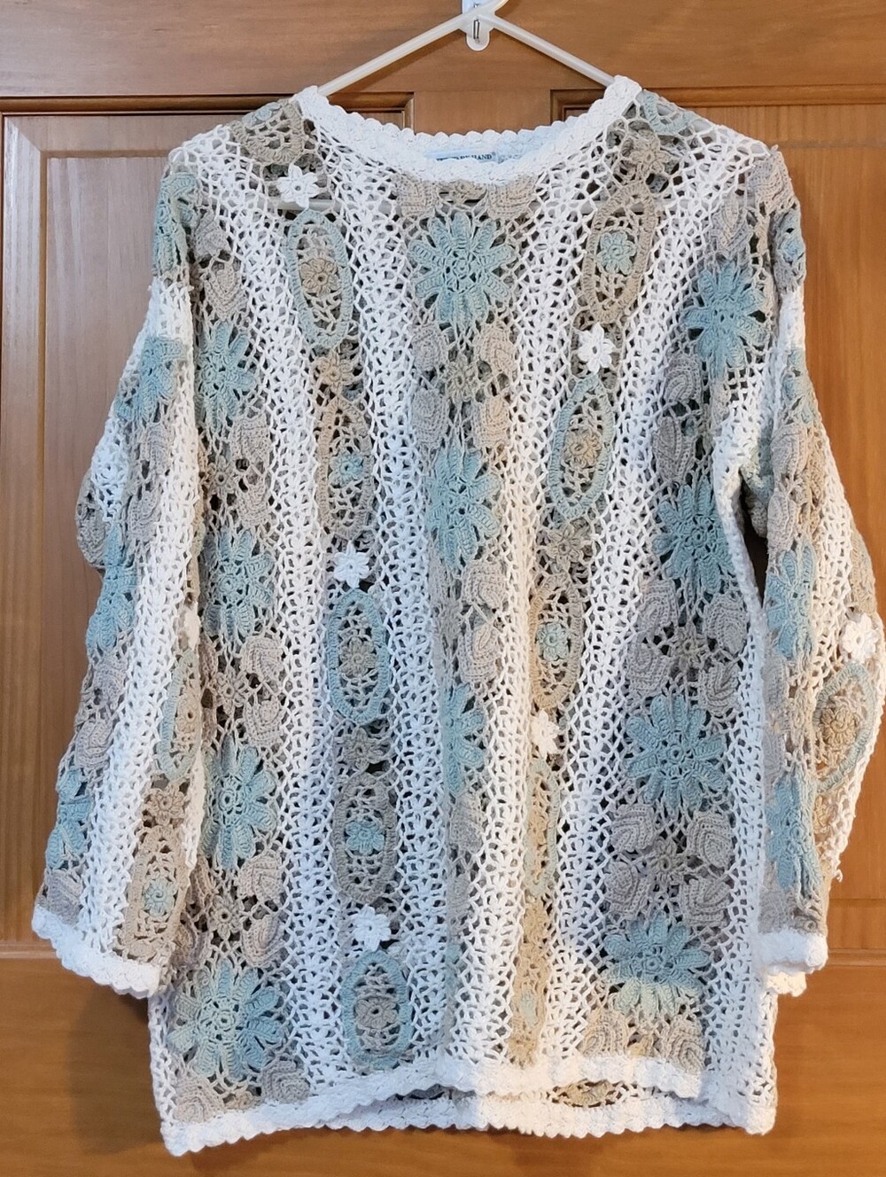 Shenanigans Womens L Hand Knit Sweater Vintage Cottagecore Feminine